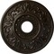 Ekena Millwork Valletta Ceiling Medallion (Fits Canopies up to 3 1/2"), 18"OD x 3 1/2"ID x 1"P, Stone Hearth CM18VLSHF - alternate 1